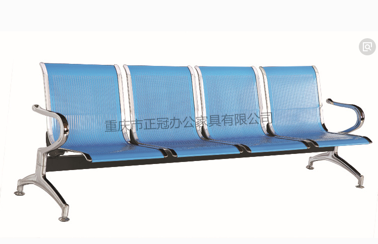 四人位帶皮墊機(jī)場(chǎng)椅